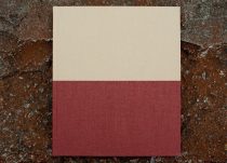 Péter Kollanyi's Memento book cover, half screen printed in red